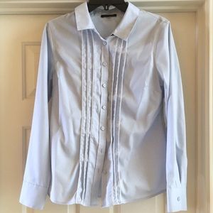 Tommy Hilfiger Ruffle Button Blouse